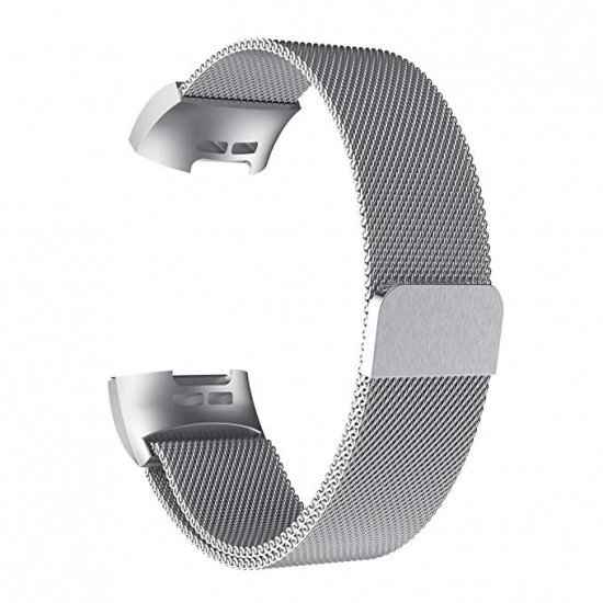 Fitbit Charge 3 / 4 - Stainless Band (S/M) (TSM Band) สายสแตนเลส (Premium)