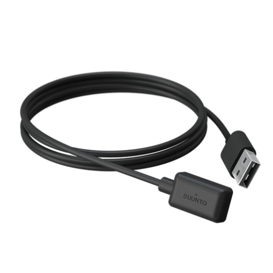 Suunto Black Magnetic USB Cable สายชาร์จ Suunto 9 / Sport Whr / Ultra / Baro / EON Core