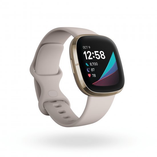 Fitbit Sense สมาร์ทวอทช์ ECG สุขภาพ และ ฟิตเนส Advanced Health Watch