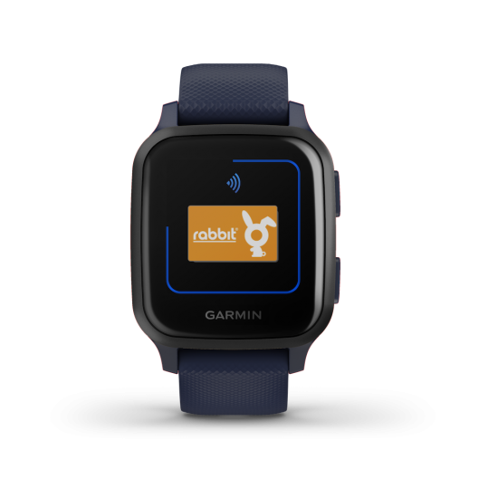 Garmin VENU SQ Rabbit Music สมาร์ทวอทช์ GPS ออกกำลังกาย ดีไซน์พรีเมี่ยม