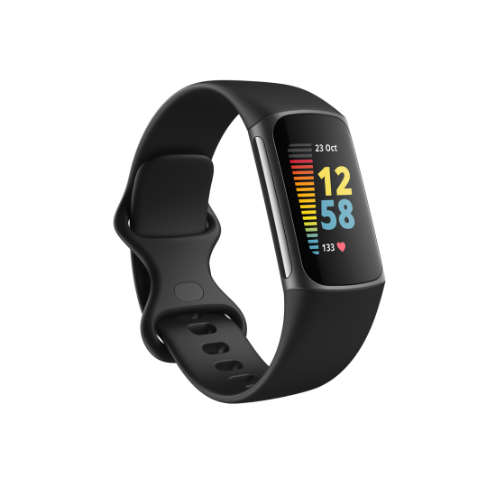 Fitbit Charge 5 สายรัดข้อมือวัดชีพจร GPS ออกกำลังกาย หน้าจอสี AMOLED