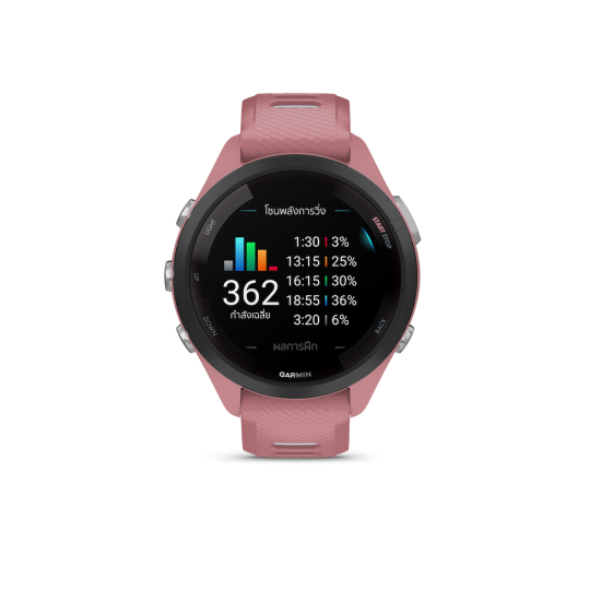 Garmin Forerunner 265 Music Series (265 / 265S) นาฬิกาวิ่ง GPS ฝึกซ้อม และสุขภาพ หน้าจอสี AMOLED 