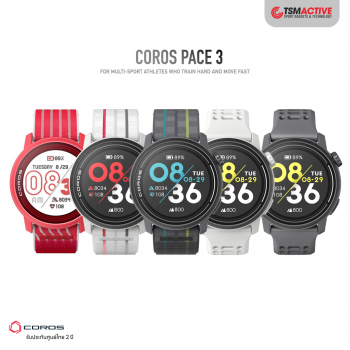 COROS PACE 3 นาฬิกา GPS มัลติสปอร์ต บางเบาฝึกซ้อม และแข่งขัน
