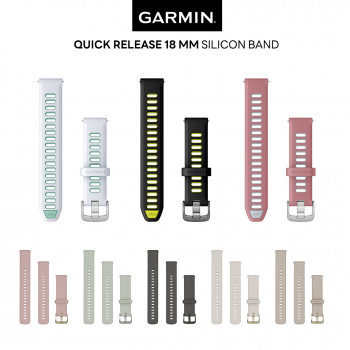 Garmin Acc Quick Release 18mm (สายนาฬิกาของแท้) (ใช้กับ Venu 3S / 2S / Forerunner 265S / 255S )