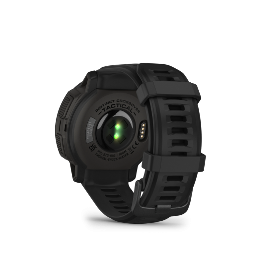 Garmin Instinct Crossover นาฬิกา GPS ผจญภัย เข็มนาฬิกาและจอแสดงผลดิจิตอล