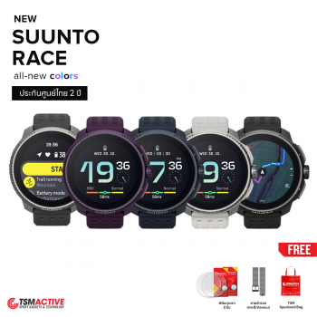 Suunto Race นาฬิกา GPS แข่งขัน และการฝึกซ้อม จอ AMOLED