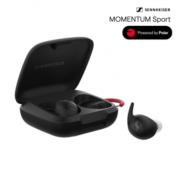Sennheiser MOMENTUM Sport หูฟังออกกำลังกาย Sport True Wireless Earbuds วัดชีพจและอุณหภูมิร่างกาย